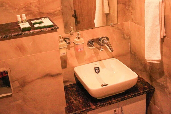 Hotel Arogyadham Retreat Luxury Washrooms